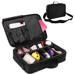 Storage Bags SAFEBET High Quality Waterproof Oxford Professional Makeup Organizer Bag Travel Portable Detachable Cosmetic Box