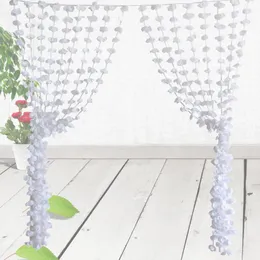 La tenda tende 1pc disposizione del pendente della parete dello sfondo del fiore del panno bianco per la decorazione della festa nuziale