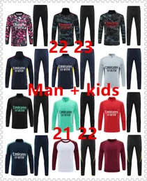 Tracksuits 2022/2023 A aL Pink Long pull training suitE Transport Men Kids kit 21/22