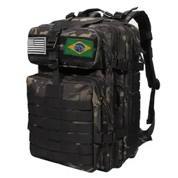 Zaino 25L50L Army Military Tactical Large Molle Hiking s Borse Business Men 230204