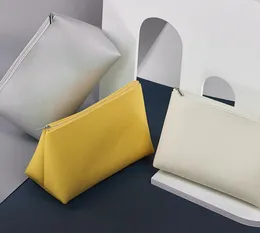 DHL50PCS Kozmetik Çantalar Kısa PU Düz Üçgen ŞEKİL YAPMA