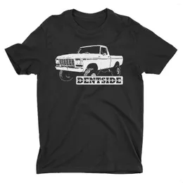 Мужские рубашки T 2023 Мужская футболка Fashion F150 F250 Ranger Dentside 4x4 Пикап o Sece Tee Frush с коротким рукавом с коротким рукавом