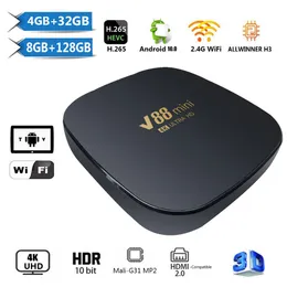 Set Top Box Smart Home Theatre TV 4GB 32GB Android 10 2 4G WiFi AllWinner H3 Quad Core 4K H 265 Media Player 230114