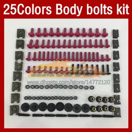 BMW S 1000 S1000 RR 1000RR S1000RR 2009 2010 2011 2012 2013 2014 Moto Body Windshield Bolt Screws Nut Nuts 268pcsの完全なオートバイフェアリングボルトフルスクリューキット