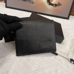 Wallet Holder Luxury Card Bag Designer Money Clip Layer Calf Leather Cardholder Change Pocket Slimning Certificate Affärskort Box Portfölj
