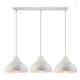 Pendelleuchten Licht Lampe E27 Restaurant Aluminium Hanglamp Wohnzimmer Esszimmer Bar Moderne Hängebeleuchtung 3 Köpfe