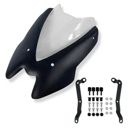Screen Motorcycle Accessories Sports Windscreen Windshield Viser Visor Wind Deflectors For Kawasaki Z900 Z 900 2021 2020 0203