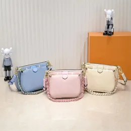 5A Designer Cross Body Conjunto de 3 piezas Bolso vintage para mujer Bolso bandolera Bolsos de lujo de cuero genuino Monederos Bolso de mano para mujer Bolso de hombro de piel de vaca Mini billetera