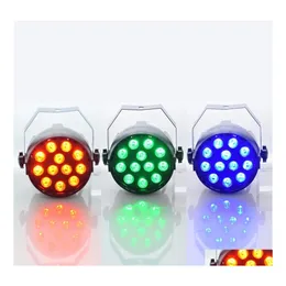 LED efektleri Par 18W RGB Disko DJ Projector Hine Partisi Dekorasyon Aydınlatma Damlası Teslimat Işıkları için DMX512 ile Işık Dhut0