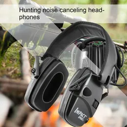 Hörlurar hörlurar Original Tactical Electronic Shooting Earmuff Outdoor Sports Anti-Noise Headset Impact Sound Amplification Hearing 230206