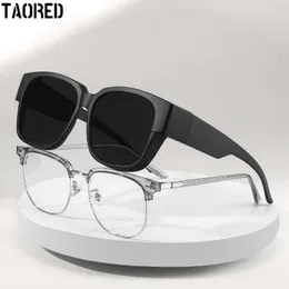 Solglasögon Nya trendiga modepolariserade kvinnors solglasögon Mäns utomhuskörning Myopia Goggles Dust-Proof Fit Over Unisex Eyeglasses G230206