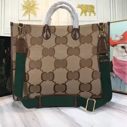 Designer Luxury Handbag Marmont Jumbo Tote Brown Bag 678839 Vintage Handbags Shopping Bag Letter Canvas Red and Greens Webbing Totes