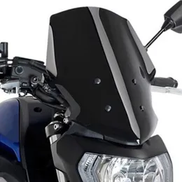 Akcesoria motocyklowe przedniej szyby przedniej szyby deflektora Dopasowanie do Yamaha 07 FZ07 -07 FZ 07 2018-2020 MT -07 0203