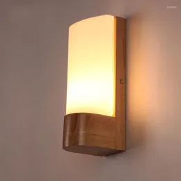 Lâmpada de parede criativa chinês moderno minimalista sala lâmpadas de madeira decoradas com personalidade ya72627