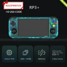 Portabla spelspelare Retroid Pocket 3 47inch Handheld Console 4G128G Android 11 3 Plus Retro Gaming System T618 DDR4 230206