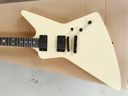 Guitarra elétrica Rare Heavy Metallic James Hetfield Guitarra Elétrica Fingerboard Inlay Cópia EMG cartucho ativo