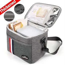 Fashion Insulated Thermal Cooler Lunch box food bag for work Picnic Bolsa termica loncheras para mujer studenti delle scuole 220222287l