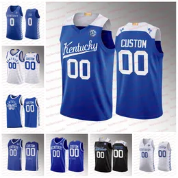 Баскетбольные майки Custom NCAA Kentucky Wildcats Basketball Jerseys Kentucky Jersey 23 Энтони Дэвис 13 Исаия Бриско 15 Исаак Хамфрис 11 Джон Уолл 35 Дерек