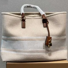 Damen-Handtasche, Designer-Leinwand-Einkaufstasche mit großer Kapazität, 42 cm, luxuriöse Einkaufstaschen, modische Unterarm-Schulter-Strandtasche