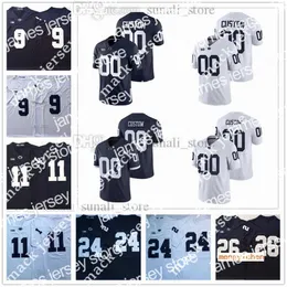 Американский колледж футбол Wear Penn State Nittany Lions NCAA College 9 Trace McSorley Jerseys 26 Saquon Barkley 11 Micah Parsons 24 Akeel