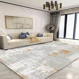 Teppich Wohnzimmer Rutschfester großer Teppich Nordic Abstract s für Schlafzimmer Heimdekoration Nachttürmatte 230207