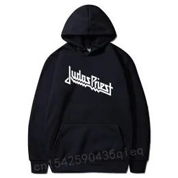 Herren Hoodies Sweatshirts Herbst berühmte Musikband Judas Priester Cechovci Freizeitdruck Männer Polyester Langarm Sweatshirt Coat 230206