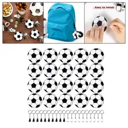 Schlüsselanhänger 20x Fußball Anhänger Acryl Schlüsselhalter mit Quasten Belohnungen für Unisex Erwachsene Männer Geburtstagsgeschenk Partygeschenke