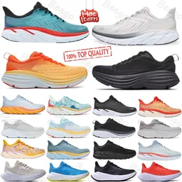 HOKA ONE one Clifton Bondi 8 Running Shoe local boots online store training Sneakers Accepted lifestyle Shock absorption highway Designer Women Men shoes size 36-45