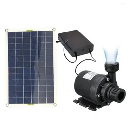 Dekoracje ogrodowe 50 W 800L/H 5M Pompa wodna DC 12V Solar Bezszczotkowy Silnik Krążenie Silne pompy zanurzalne do Bird Bath Staw