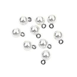 Charms Pendants Imitation Pearls Acrylic Bead Bail For Earrings Necklace Jewelry Diy Findings 10X14Mm Drop Delivery Components Dhyrb