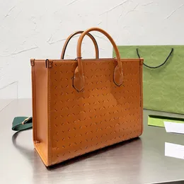 Borse per la spesa Neverfull Crossbody Tote Handbags Borsa in vera pelle Fashion Impronta Lettere Borse di qualità Grande capacità