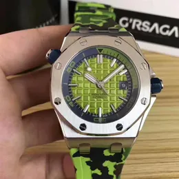 Nya m￤ns lyxsportklocka Three Needle Automatic Mechanical Camouflage Waterproof Tape Super Luminous Original Watch B298G