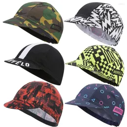 Cycling Caps Morvelo 6 Style Size واحد يناسب معظم قبعة الدراجة الأسود الأبيض Gorra ciclismo