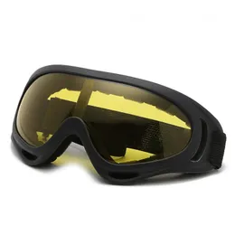 Óculos de esqui homens homens visões noturnas esqui a vidros de vento de inverno GAFAS Outdoor UV400 anti-Impacto Snowboard Snowmobile Eyewear