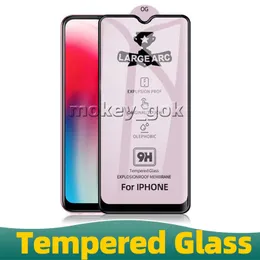 3D Full Cover Hempered Glass Phone Screen Protector för iPhone 14 13 12 Mini Pro 11 XR XS Max Samsung Galaxy S21 S22 S23 A54 A13 A23 A33 A53 A73 A12 A22 A32 A42 A52 4G 5G 5G