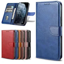 Flip Leather Wallet Cases For iPhone 14 13 12 Mini 11 Pro Max X XR XS Max 7 8 Plus Samsung Galaxy A12 A13 A53 S23 S22 Card Slots Stand Wallet Case Phone Cover