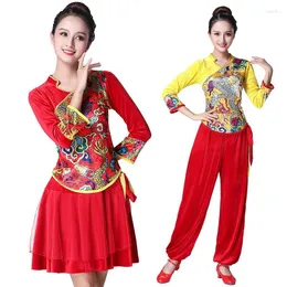 STATA USE CRITUAL CHINA CHINA FOLK DANSE FOR MUJER NACIONAL DAN DANCE DANCES Ropa Yangko Women Yangge Clothing Ta1298