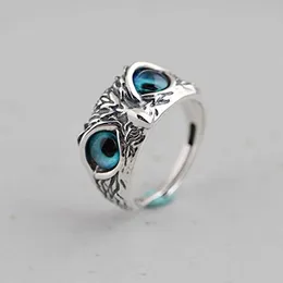 12Pcs Vintage Cute Simple Design Owl Ring For Men Women Engagement Wedding Jewelry Gifts