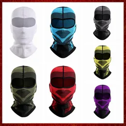 MZZ07 VINTER MOTORCYCLE MASK Håll varm termisk stickning Balaclava Motorcykel Biker ansiktsmask Windproect Racing Ski Mask Riding Men Kvinnor