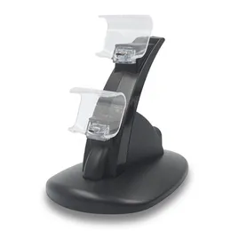 Dual Fast Lading Dock Station Stand Charger für Sony PS4/Slim/Pro -Controller -Ladegeräte -Docking -Stationen