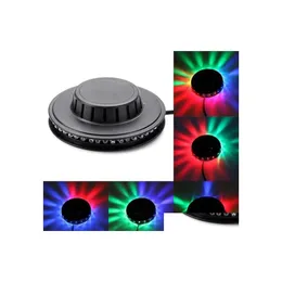 LED efektleri 48 mini sesli aktifleştirilmiş parti aydınlatma ayçiçeği ışıkları rgb disko dj ktv aşaması lidht damla teslimat dhanb