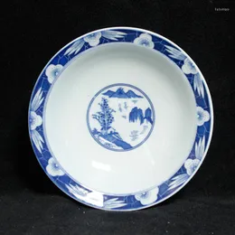 Talerze Jingdezhen Top Ten porcelanowy Factory Factory Blue and White Bat Krajobraz Fruit Talerz Old Bowl Hat Ceramika