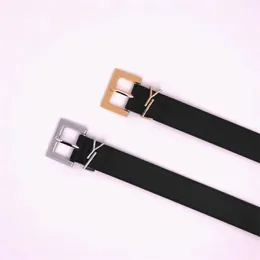 Beyaz Lüks Kemerler Kadın Erkek Tasarımcı Kot Deri Kemer Uzun Pürüzsüz Cinture Düz Renk Cinturon Mektupları Toka Vintage Modaya Giden Kadın Tasarımcı Kemeri