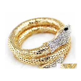 Pulseiras de pulseira para mulheres de moda de moda de shinestone decora￧￣o feminino Bulb￣o de acess￳rio J￳ias de entrega DHJY2