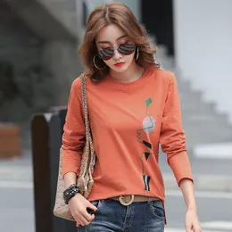 Damskie koszulki LJSXLS T DEWEN CAWLETA Koreańska moda ubrania sprężyna