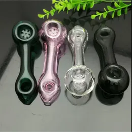 Thick Glass Bowl Pipes Colour Bowls Smoking Thickened snowflake filter glass pipe