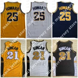 대학 농구는 NCAA 25 Juwan Howard Basketball Jersey 21 Wake Forest Demon Deacons Michigan Wolverines High School University