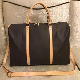 Mannen Plunjezakken Vrouwen Reistas Hand Bagage Portemonnee Man Pu Lederen Handtassen Grote Cross Body Totes 55cm2964