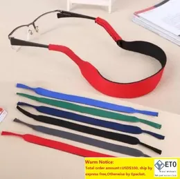 500pcllot 6 kolorów okulary Neopren szyi pasek ustalający sznurek Cordchainlanyard dla okularów okularów okularów