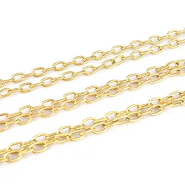 Pendant s Punk Stainless Steel for Men Women Curb Cuban Chain Gold Silver Color Hip Hop Twist Necklace Jewelry Wholesale 0206